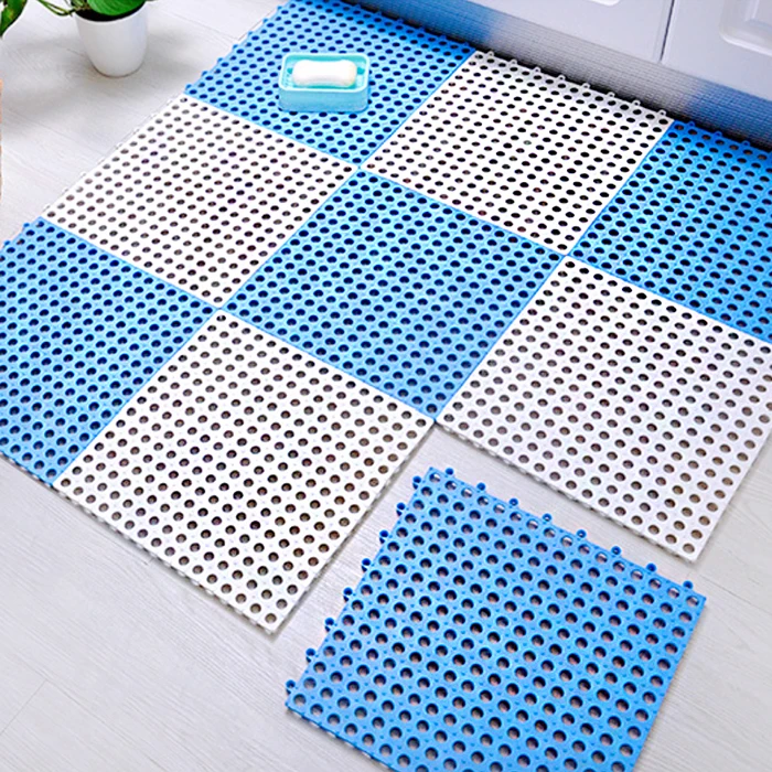 1piece Bathroom Anti-skid Mat Splicing Floor Mats Household