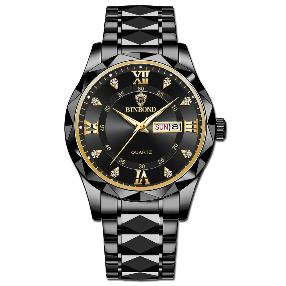 Binbond 2521 B2521 Model Luxury Sport Business Retro Korean Style Quartz Wristwatch Simp aperçu 50