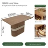 Mesa rectangular de restaurante