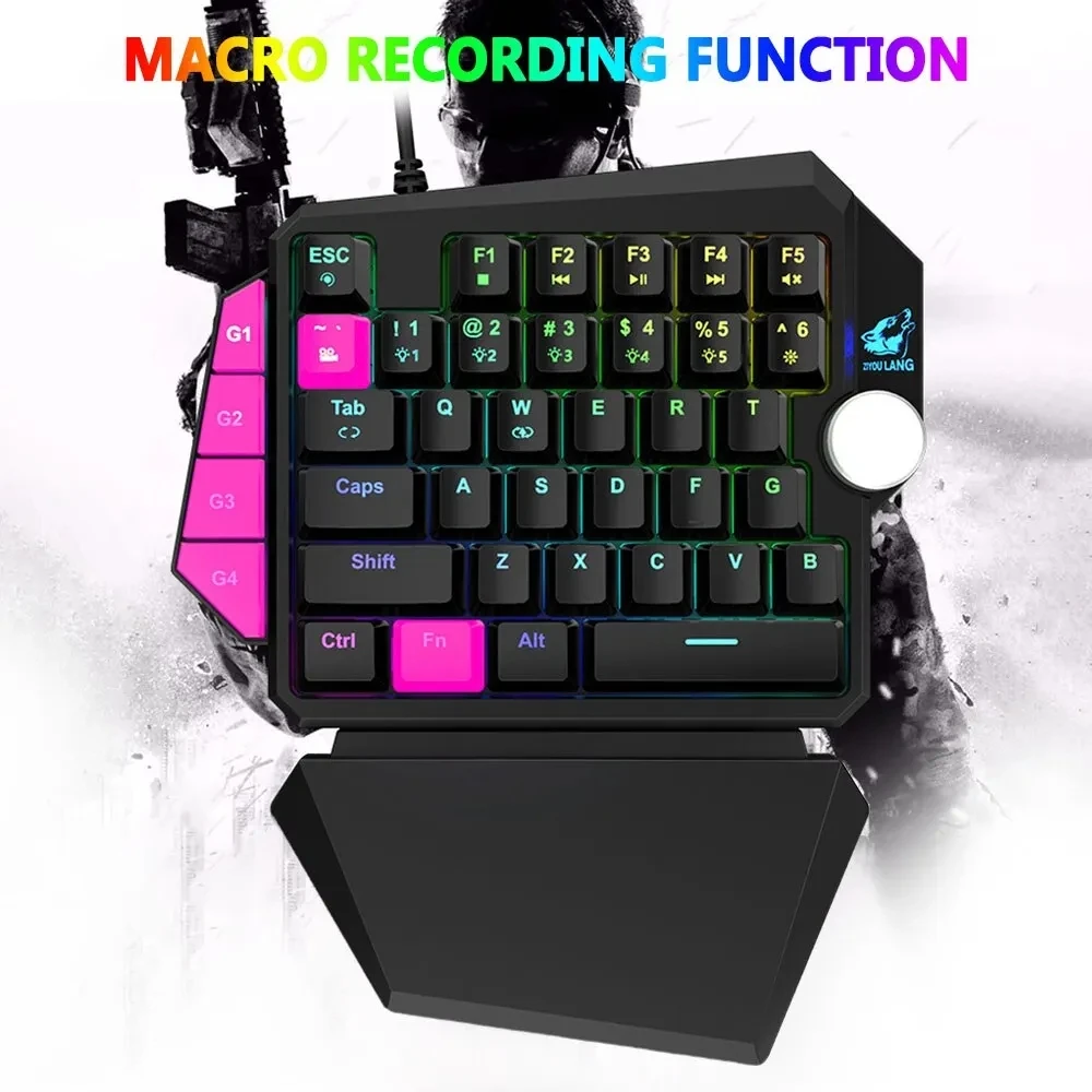 その他 Handjoy New K5 HandJoy K5 Game PUBG Mobile Mechanical Keyboard Wired with RGB