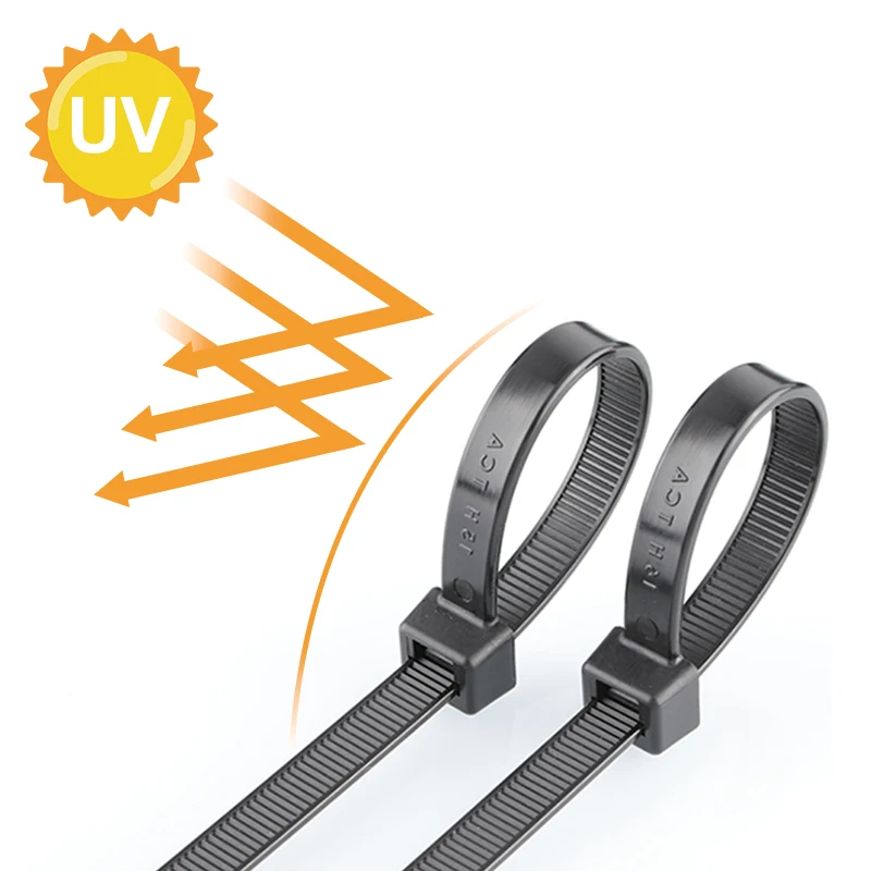 Factory Wholesale Nylon Cable Ties 2.5mm Self-Locking Zip Ties 100