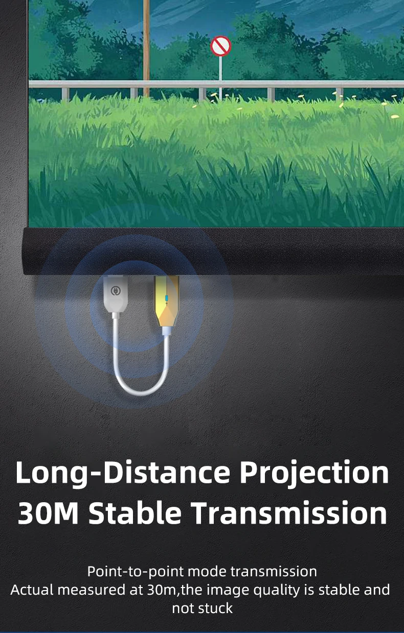 Long Range 30m Wireless Hdmi Transmitter And Receiver 1080p Hd Wireless