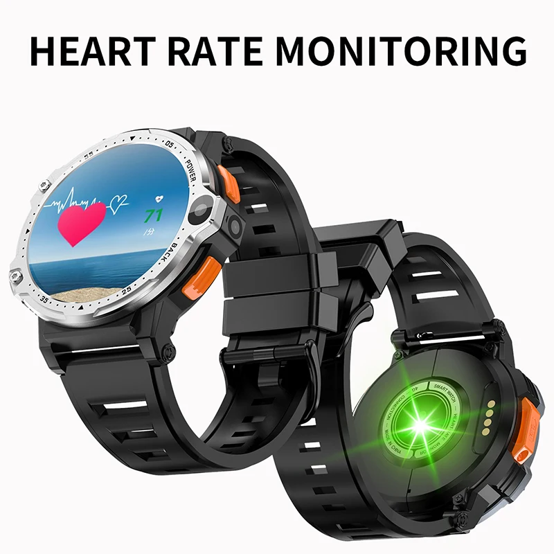 Heart Rate Best 4g Smartwatch Under 10000 PG999 Round Screen