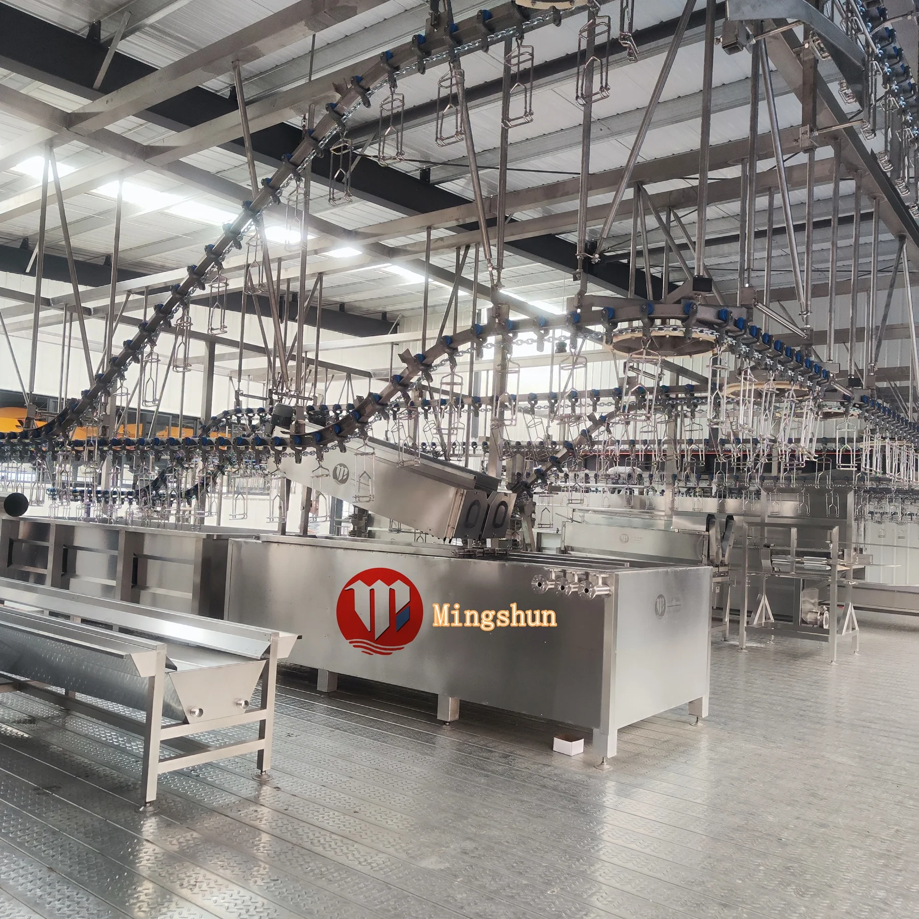 Automatic Chicken Slaughterhouse 500BPH Halal  Slaughtering Machine for  Chicken Slaughter Line