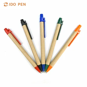 Custom Eco-Friendly Recyclable Wood Bamboo Laserable Ballpoint Pen 1.0mm Writing Width Personalized with Your Text Name Engraved