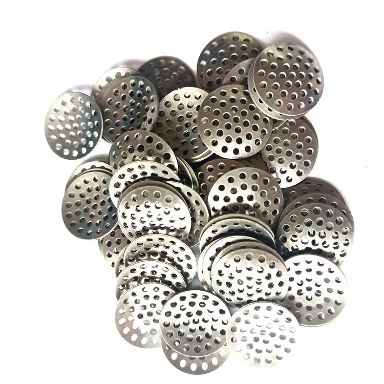 13 15 19 mm Screen Filters Metal Ball Smoking Pipe Stainless Steel Screens