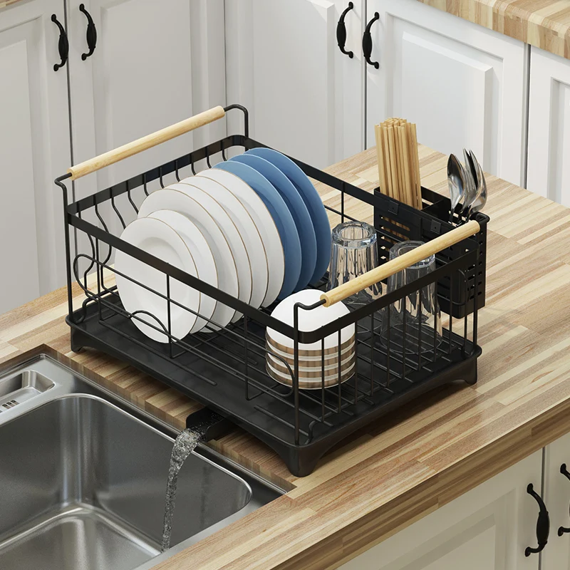 Wholesale Over The Sink Dish Rack Carbon Steel Kitchen Dish Drying Rack  Metal Dish Drainer Rack - Buy Wholesale Over The Sink Dish Rack Carbon Steel  Kitchen Dish Drying Rack Metal Dish