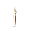 Gold tea fork