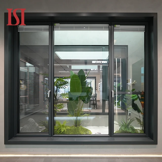 Top Brand European Thermal Insulation Windproof Easy Installation Tilt and Turn Window Window Aluminum Louver Outdoor Window