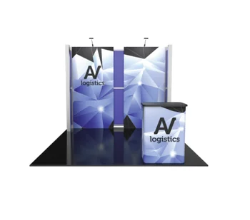 Advertising Trade Show Display Aluminum Folding Exhibition Stand Popular Jewelry Displays For Trade Shows