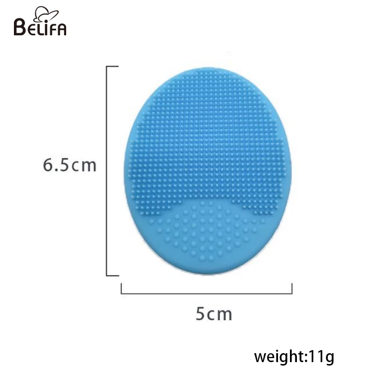 Comfortable Soft Silicon Blackhead Facial Skin Washing Cleansing Pad