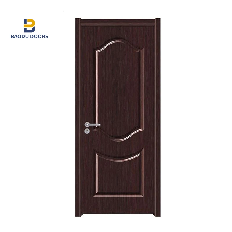 Wood Door Solid American Designs Style High Quality Interior Position Pvc Security Doors Steel Wood Swing Graphic Design Modern