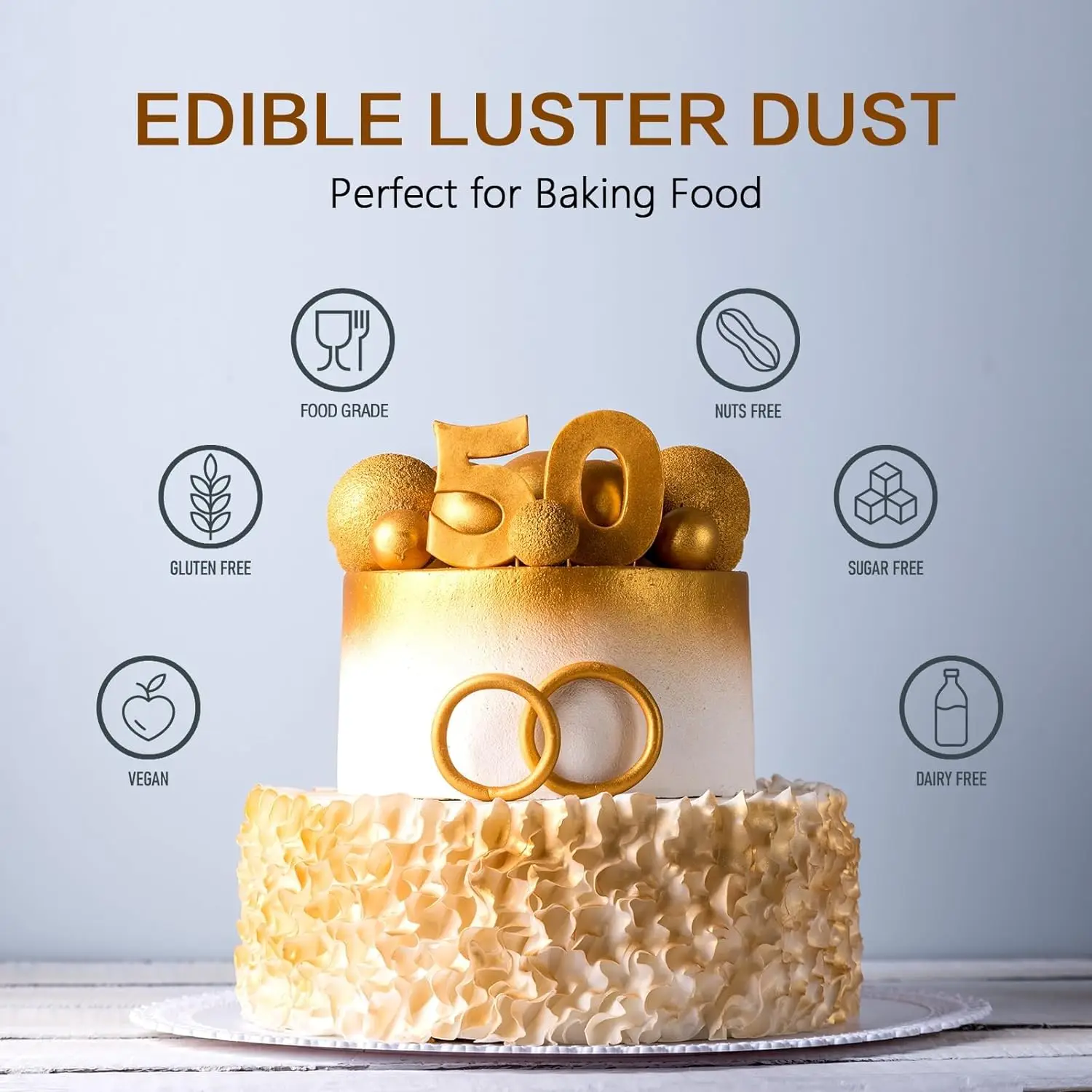 食品着色料 ケーキデコレーション 食用金粉 ドリンク用| Alibaba.com