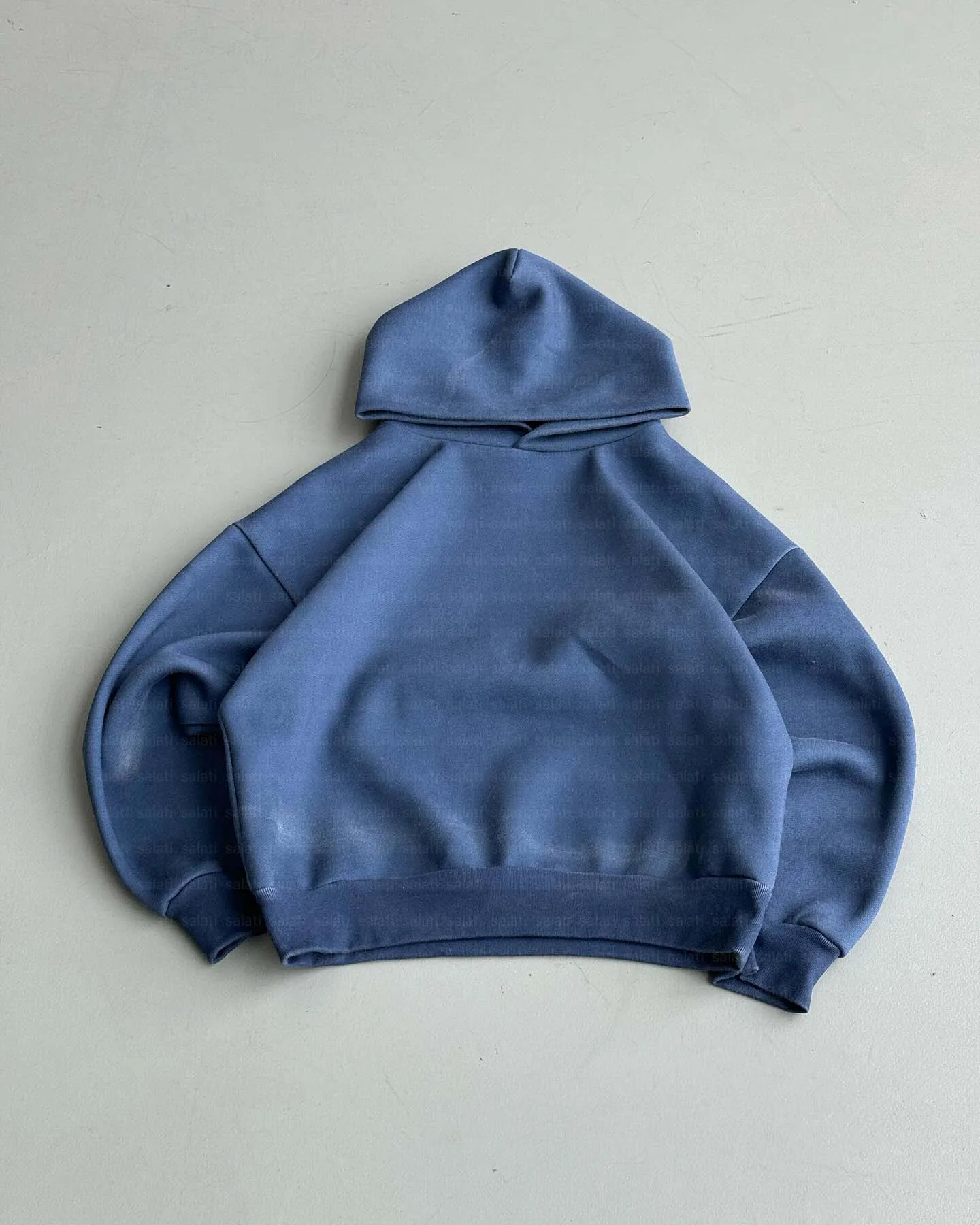 For Manufacturer Wholesale Double Zipper 420GSM Heavy Cotton Zipup French Terry Print Winter Plain Blank Oversized Hoodie Men gallery 6