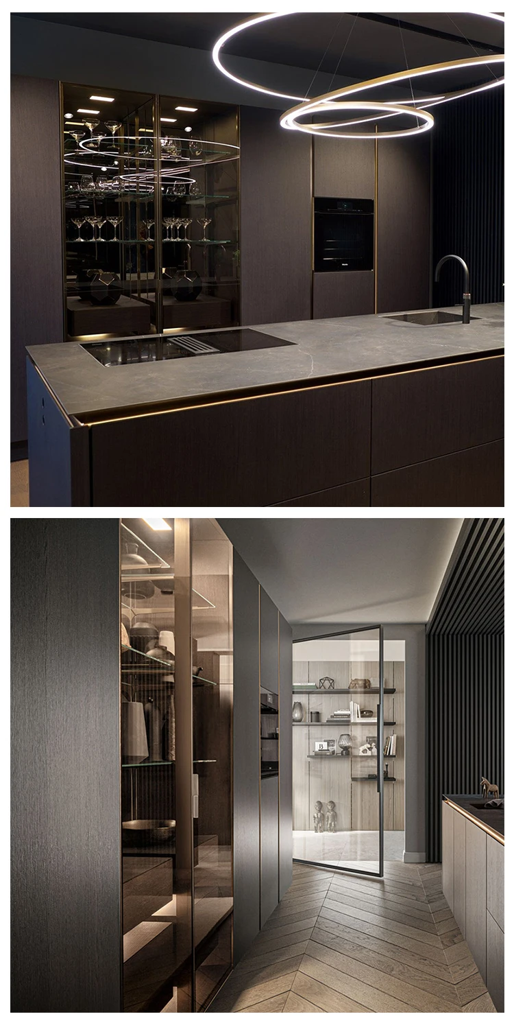 Unit Price Wall Modern Kitchen Furniture Italian Designs Sample Custom