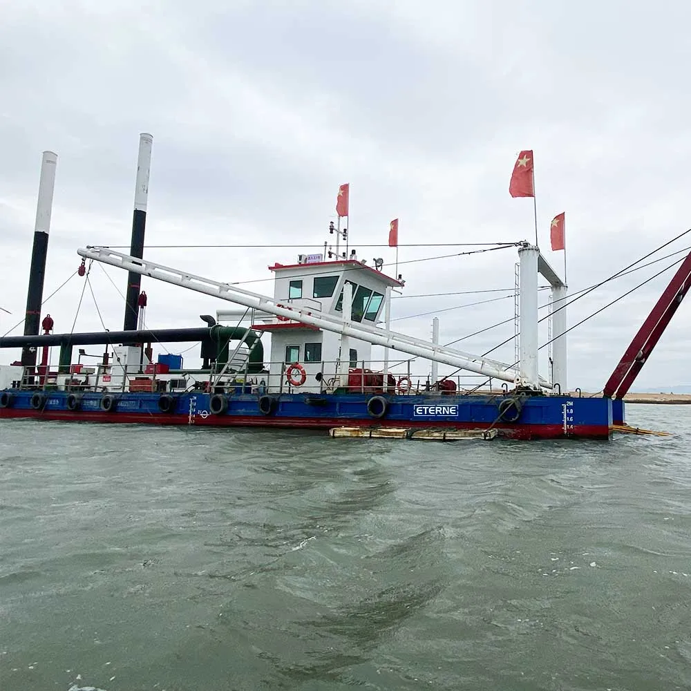 Motor Engine-Sand Pump Hopper Trailing Suction Hopper Bucket Backhoe Suction Cutter Dredger Machine River Ship Vessel Boat