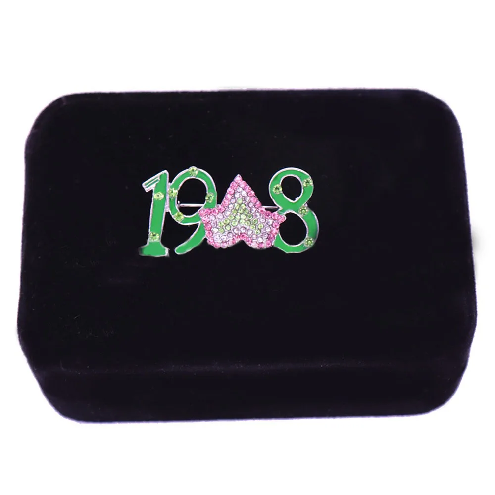 Greek Sorority 1908 Alpha Kappa Alpha Sorority Jewelry AKA Brooch