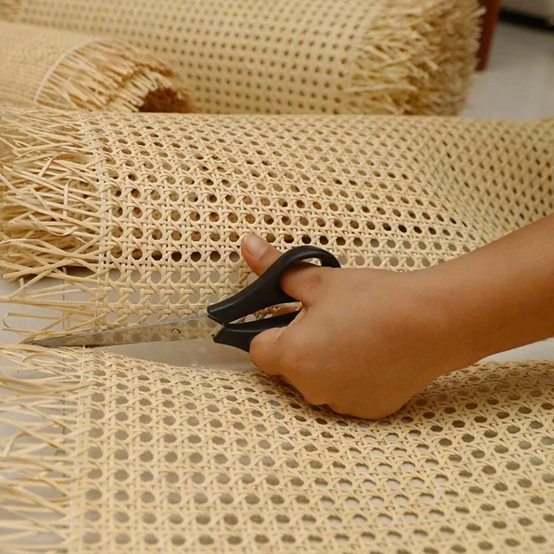 Rattan Roll Polyrattan Synthetisches Rollo De Wicker Rulo Material De Rattan Webbing Cane Tecido with Free Sample