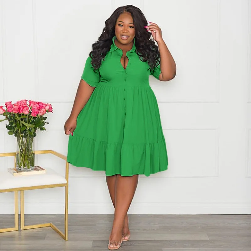 Plus size casual hot sale summer dresses