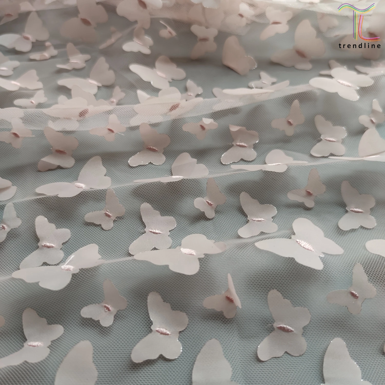 Flying Butterfly Laser Cut Chiffon Mesh 3d Lace Fabric Buy 3d Lace