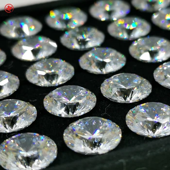 Redleaf Jewelry Wholesale price 5A zircon gemstones Round white CZ stone cubic zirconia