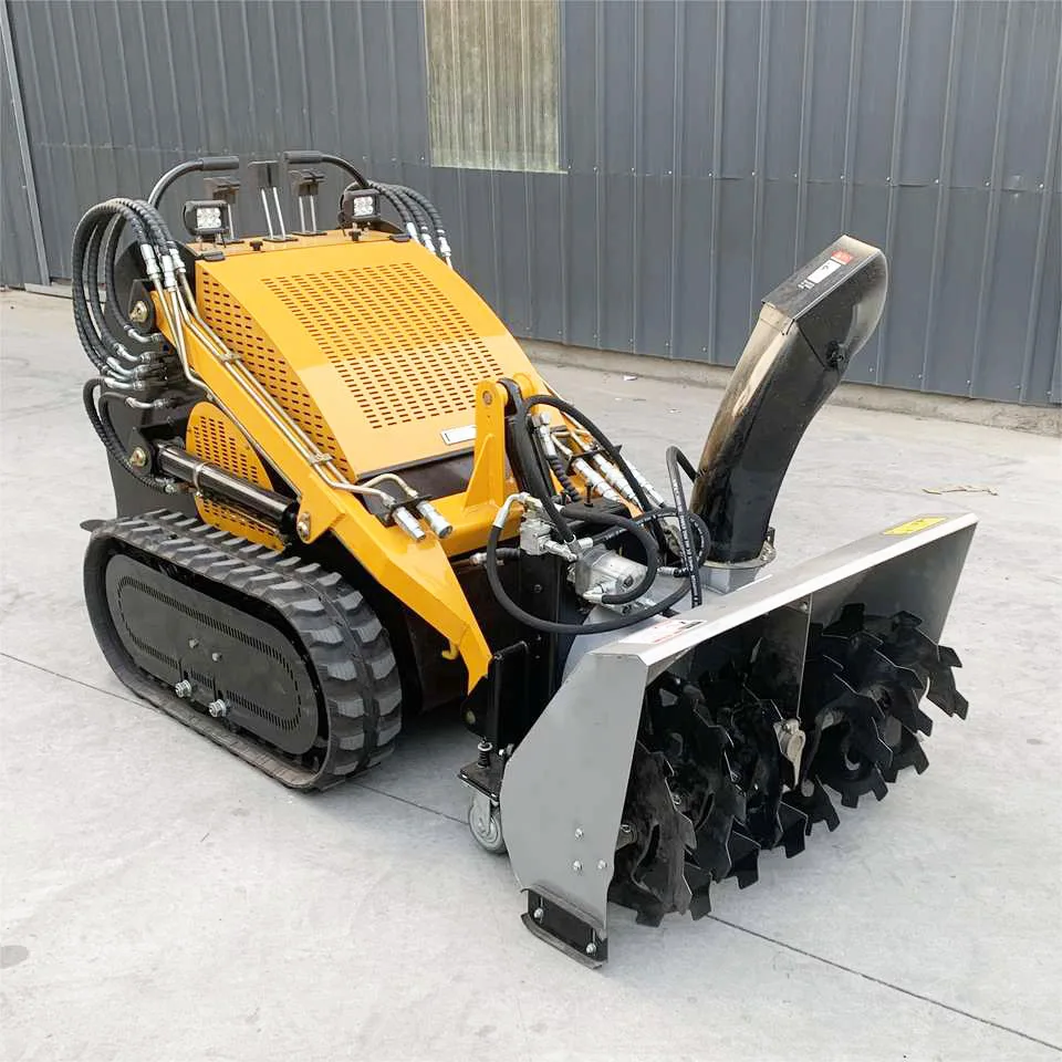 Cheapest Mini Skid Steer  Bucket Mini Wheel  Loader Skid Steer Loader Price Stand on Skid Steer with Bucket