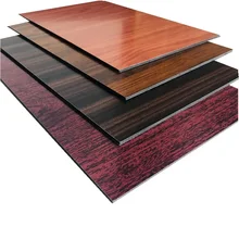 wood color 3mm aluminum Composite Panel/Alucobond Acp Panel For Outdoor ACM board