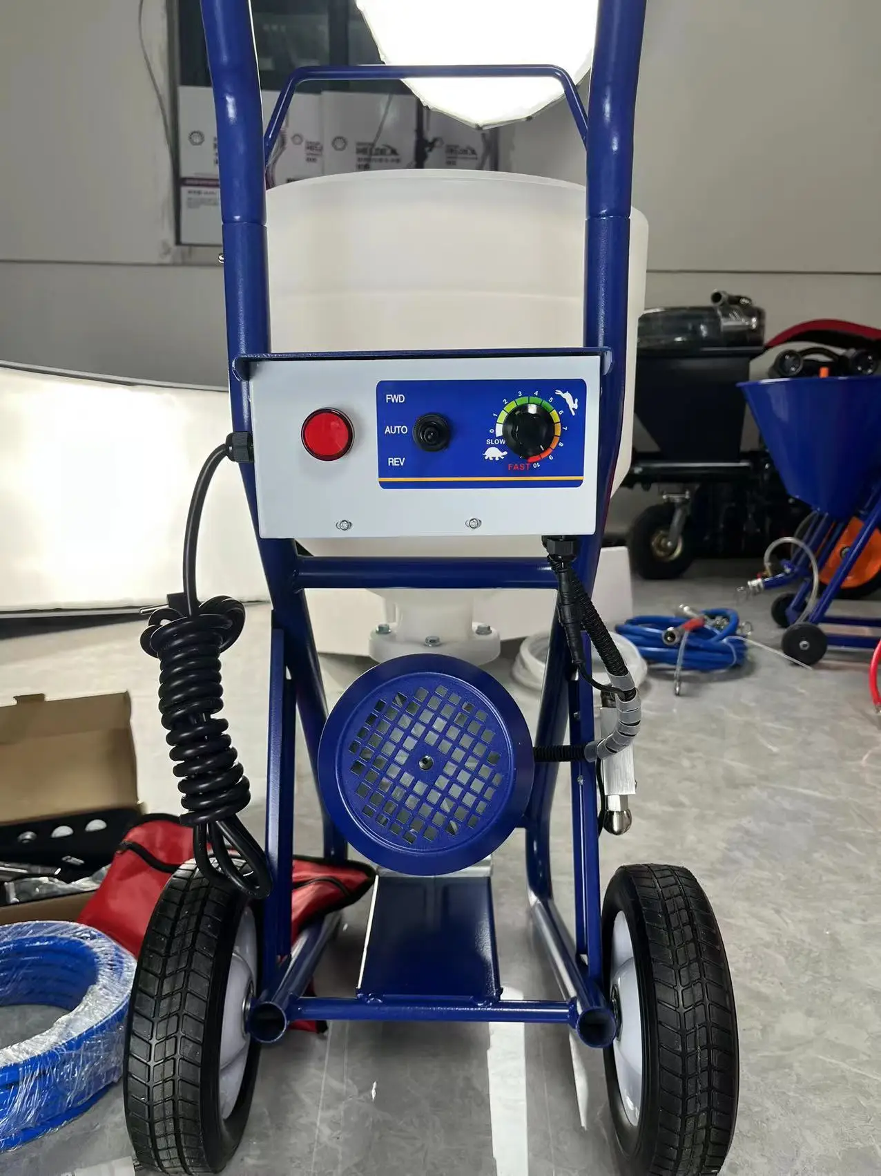 Preferential Priced JC T1 Textured Mortar Plastering Machine New with Engine and Motor Core Components
