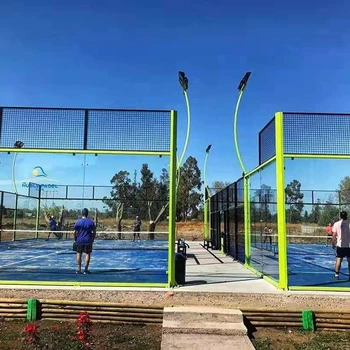 PADEL WORKER 14 Years Warranty For Un-rusted WPT Approved Design Hot Sale Panoramic Padel Tennis Court in Sweden