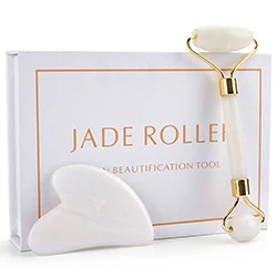 Amazon Hot Sell Facial Jade Roller Massager Set