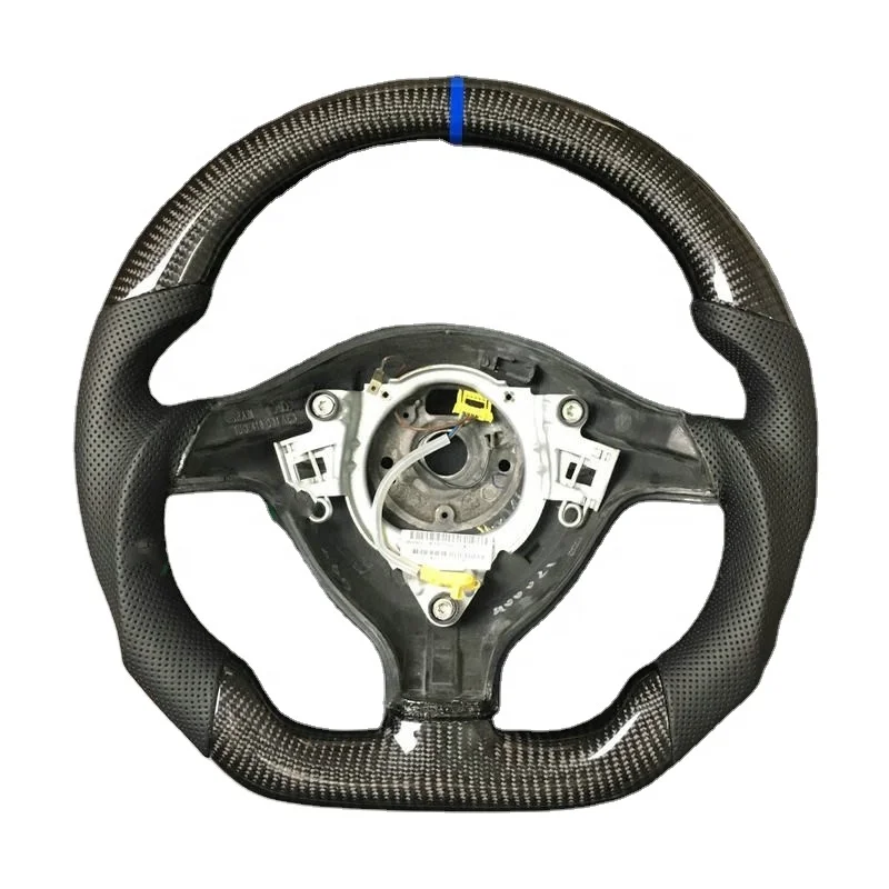 Real Carbon Fiber Steering Wheel With Leather For VW Volkswagen Golf 4 MK4 GTI 1997-2003