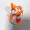 White/Orange