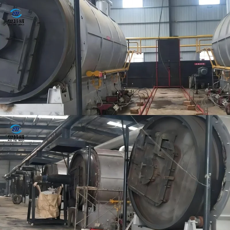 Mobile Plant 40 Tons Per Day Output Furnace Oil Scrap Tire/sludge/plastic Recovery Batch Pyrolysis Equipment Pump