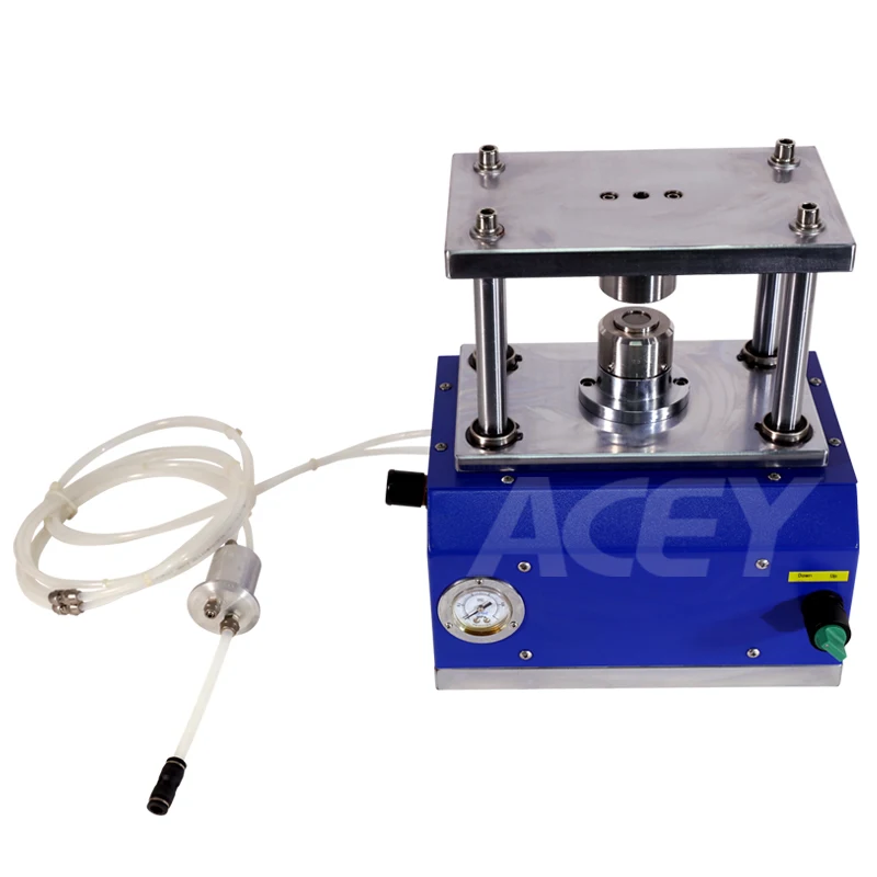 Portable Button Cell Pneumatic Crimping Machine Battery Sealer for Coin Cell Lab Research