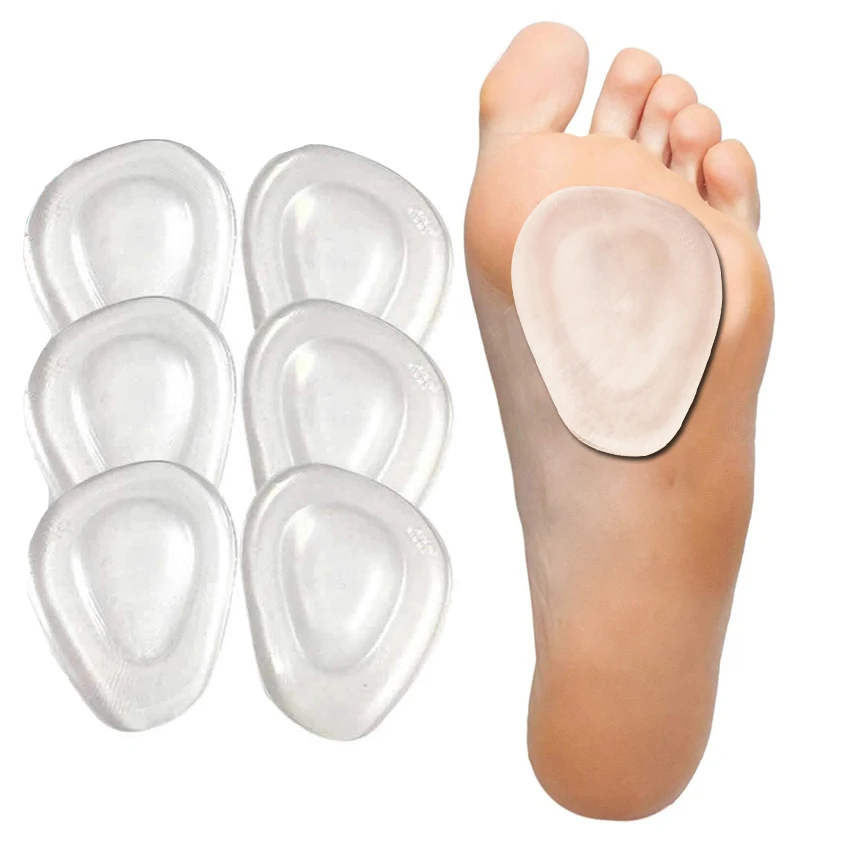 Metatarsal Gel Pads Forefoot Cushion Ball of Foot Reusable For Mortons Neuroma 
