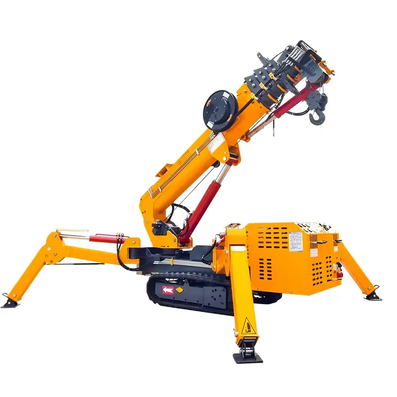 Construction Works Mini Spider Crane - 8 Ton Lifting Moment