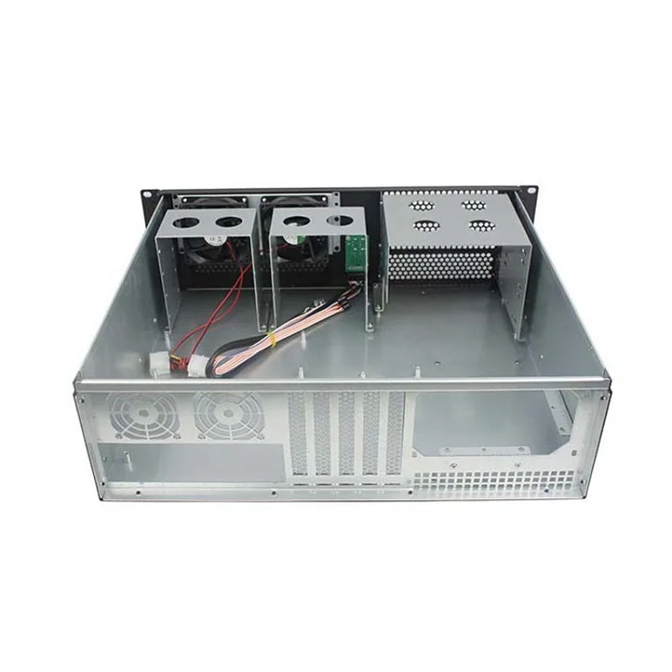 Good Heat Dissipation Large Storage Atx Mainboard 3U Rackmount Chassis Server Case