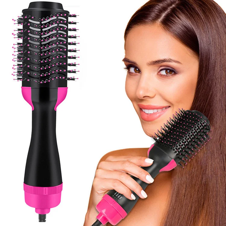 Hair Brush Dryer One-Step Hair Volumizer Dryer Brush Straightener Curler Styling Hot Comb Blow Dryer