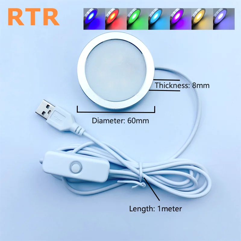 RGBW Uzaktan Kumandalı 5V USB RGB Güçlü Bambu Lab LED Lamba Kiti