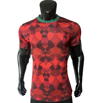 Custom 2324 Morocco quick-drying breathable sublimation 100% polyester soccer jersey