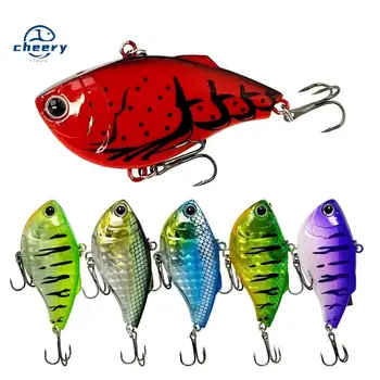 Cheery 60mm 14.7g Sinking Vib Fishing Lure Rattle Vibration Artificial Hard Bait Noisy Wobblers Pike Bass Saltwater Fish Salmon – Hard Lure – view 2