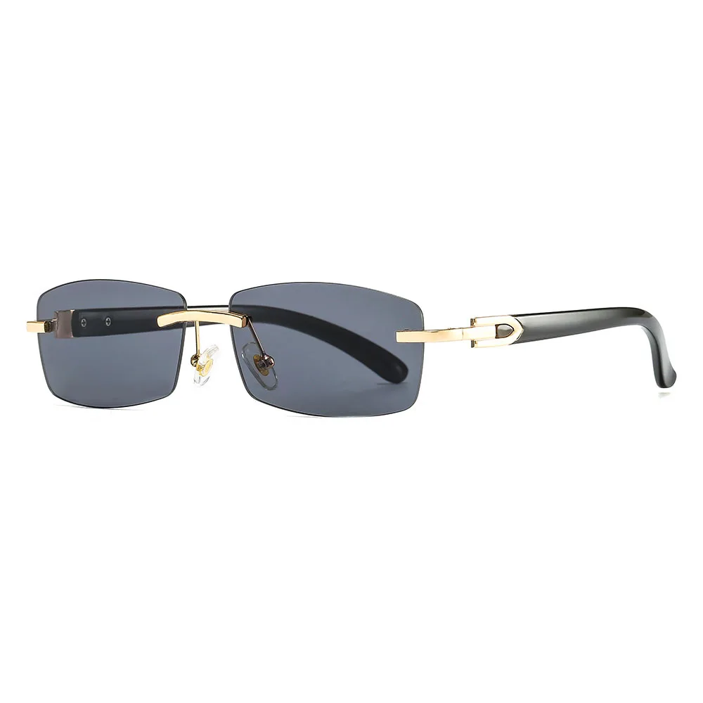 Designer Rimless Sunglasses Mens For Women And Men Frameless Cut Edge With  Diamond Encrusted Buffalo Horn C Shaped Decorations Latest Fashion  Accessory EKX6720582 From Epsq, $36.28