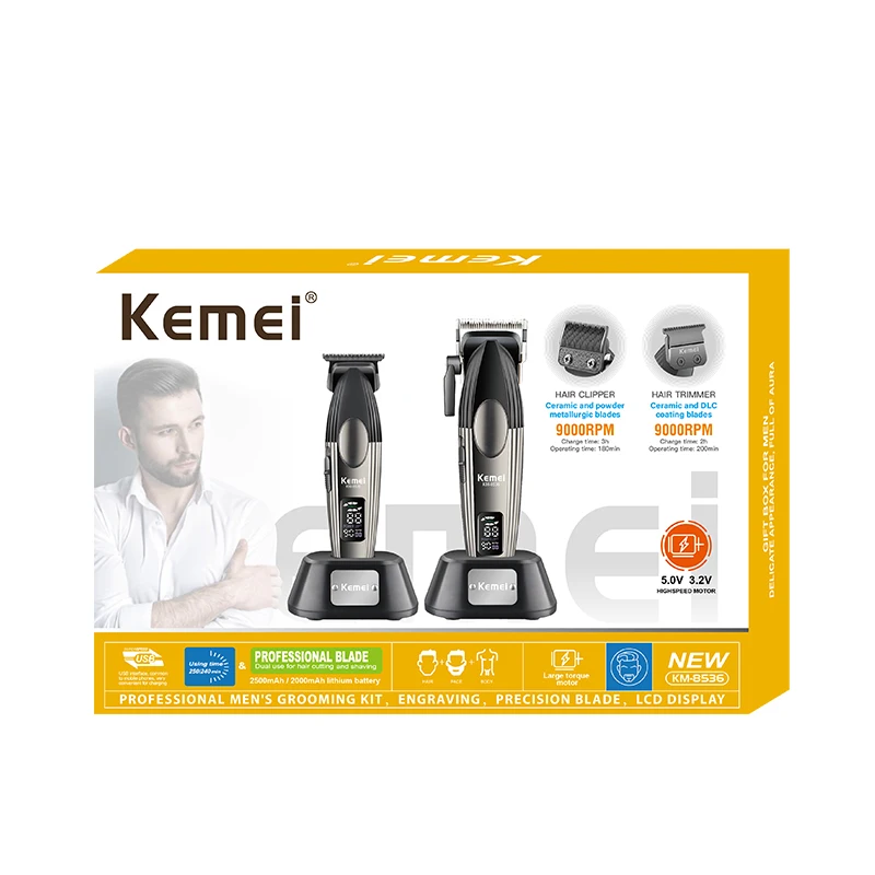 KEMEI Km-8536 Electric Hair Clippers - Professional Trimmer