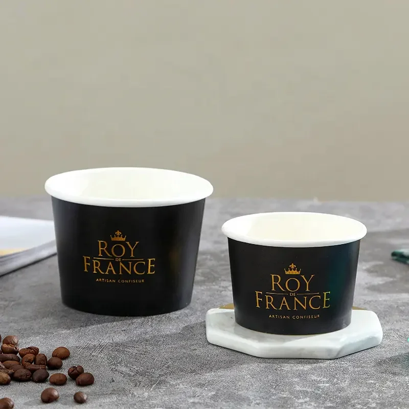 XYA High Quality Ice Cream Cups Wholesale Customized Paper Cup Frozen Ice Cream Cup Food & Beverage Packaging