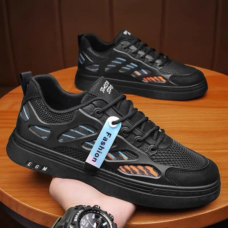 New 2024 Casual Sport Men Shoes Casual Low Mesh Custom Shoes cushion men's casual shoes sneakers