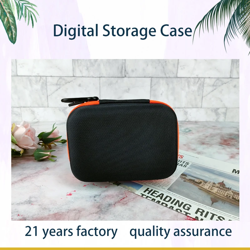 Custom Logo Electronic Cable Accessories Bag Organiser Travel Carrying Cable Organizer Bag EVA Tool Case factory