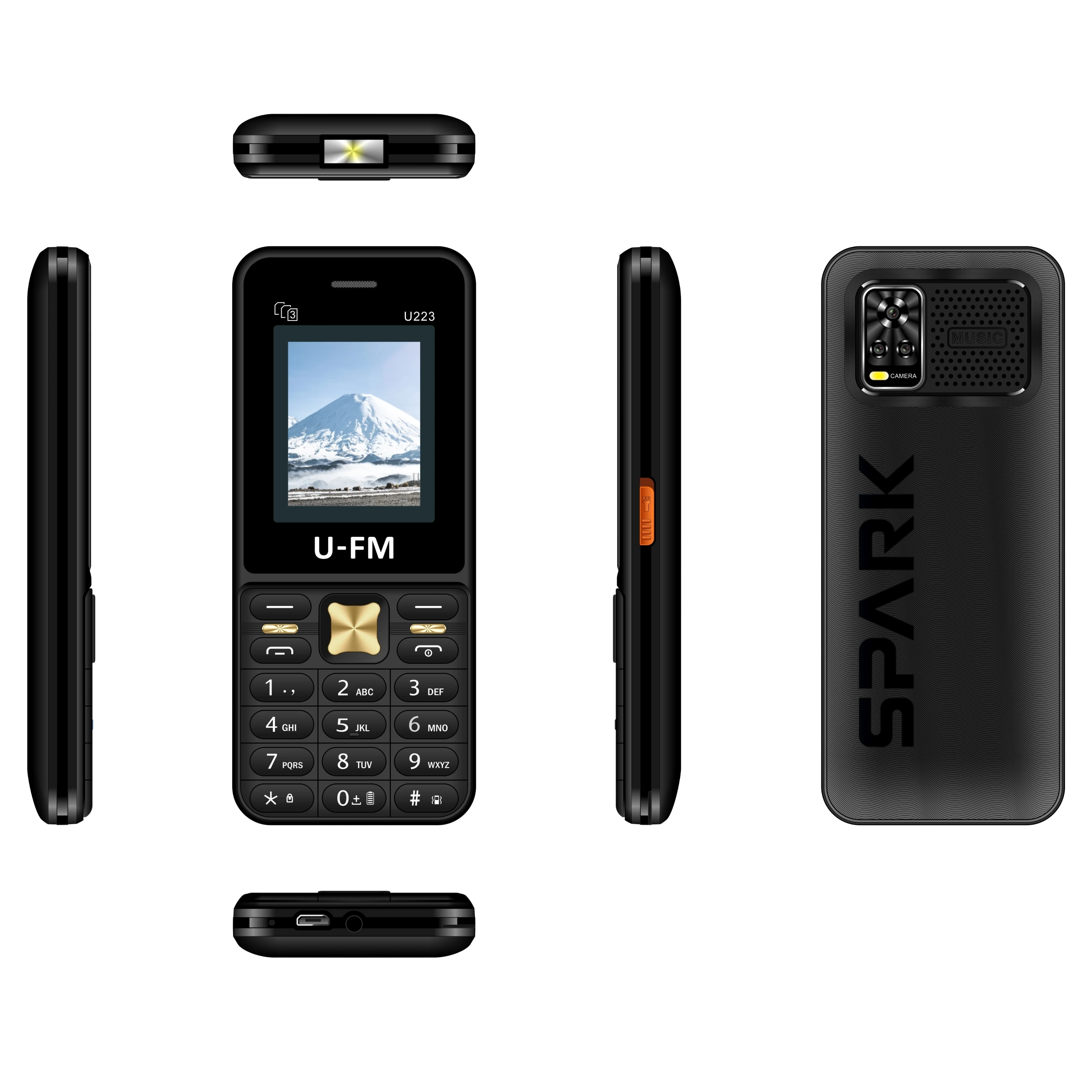 Hot Sale 1.77 Inch 2G Wholesale Gsm Small Keypad Phones
