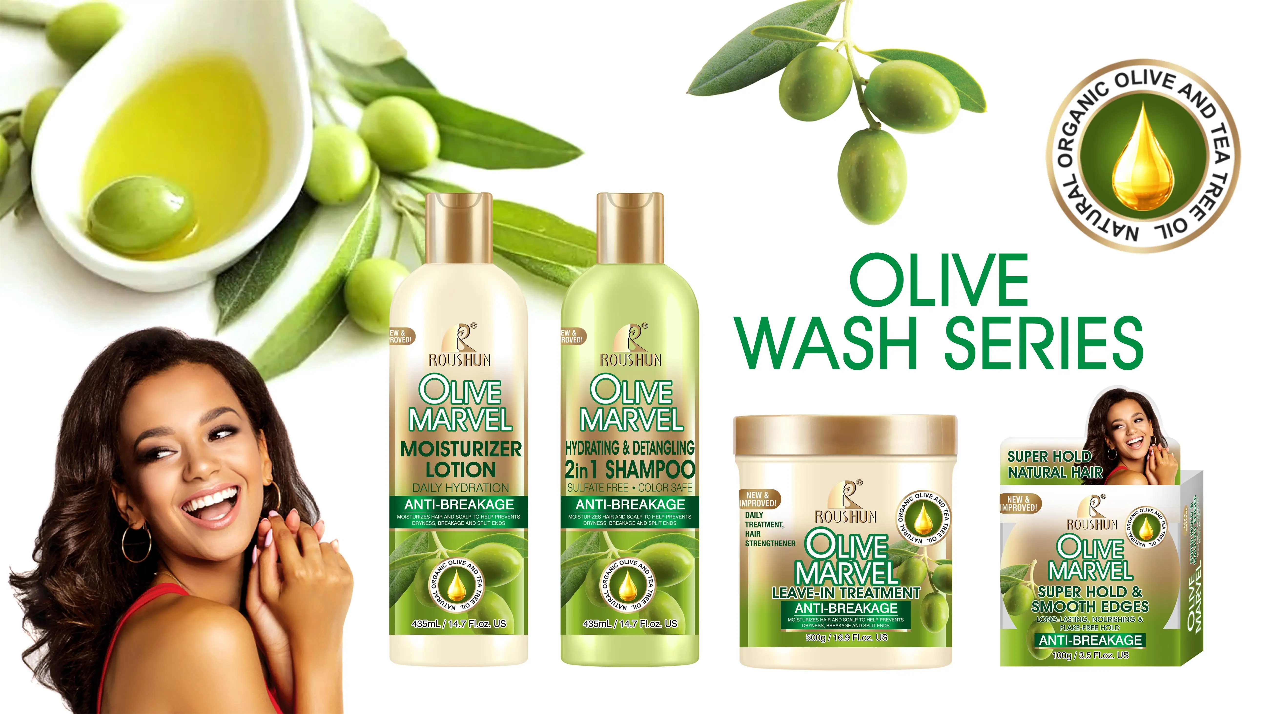 Private Label 100gram Olive Hair Styling Gel Food Styling Cream