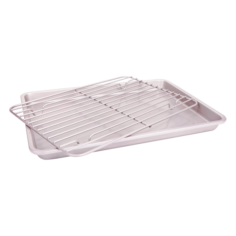 CHEFMADE Baking and Cooling Rack, 12.2-Inch Non-Stick Rectangle Wire Rack  for Oven Baking