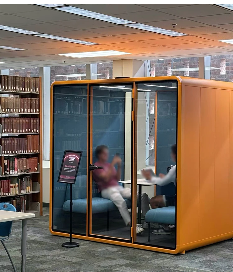 Modular Private Meeting Pod with 4 Person Capacity and 2300x1785x2338mm Size for Office Soundproof Needs